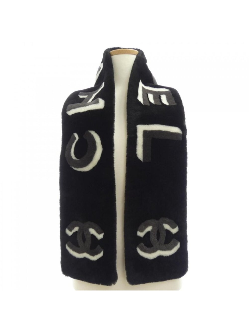 Chanel Scarf Black